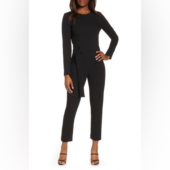 Black Halo Pants - NWT Black Halo Emma Jumpsuit size 10 designer jumpsuit